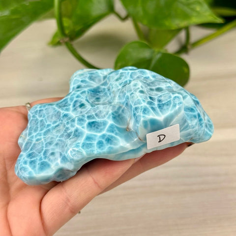 Deep Sea Larimar Free Form D 5 - Kenna's Crystals from TikTok