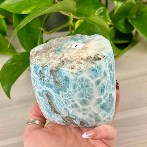 Deep Sea Larimar Free Form F 7 - Kenna's Crystals from TikTok
