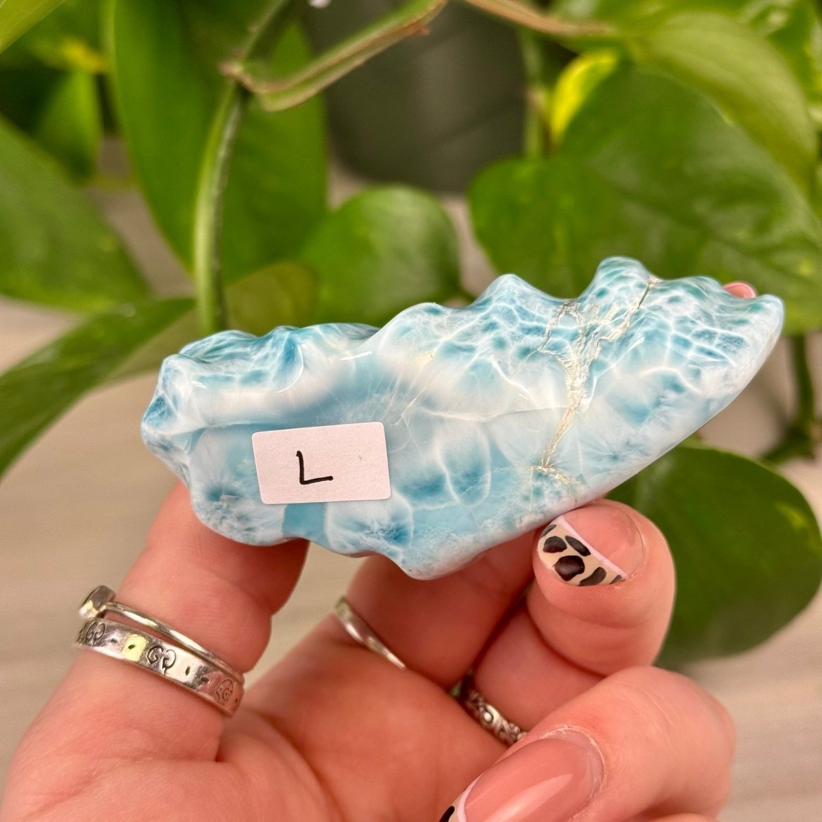 Deep Sea Larimar Free Form – Kenna's Crystals