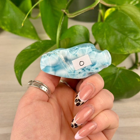 Deep Sea Larimar Free Form O 16 - Kenna's Crystals from TikTok