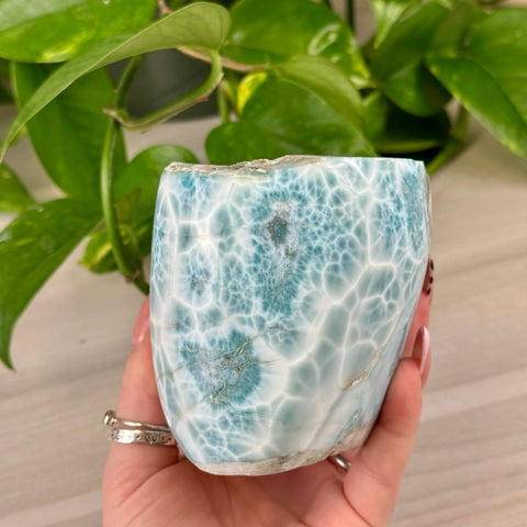 Deep Sea Larimar Free Form Q 36 - Kenna's Crystals from TikTok