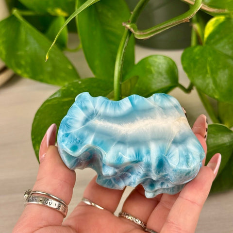 Deep Sea Larimar Free Form Q 31 - Kenna's Crystals from TikTok