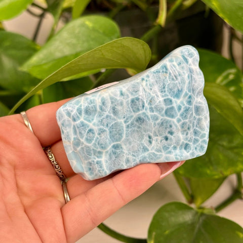 Deep Sea Larimar Free Form Q 43 - Kenna's Crystals from TikTok