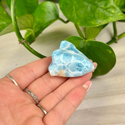 Deep Sea Larimar Free Form Q 67 - Kenna's Crystals from TikTok