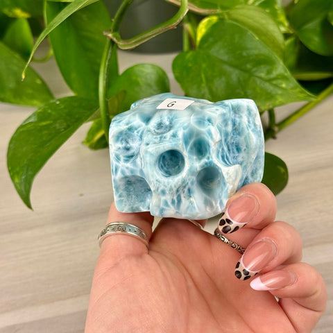 Deep Sea Larimar Free Form Q 37 - Kenna's Crystals from TikTok
