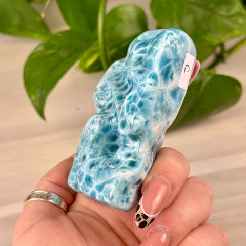 Deep Sea Larimar Free Form Q 26 - Kenna's Crystals from TikTok