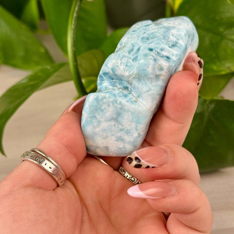 Deep Sea Larimar Free Form Q 52 - Kenna's Crystals from TikTok