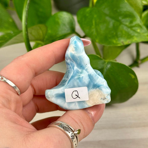Deep Sea Larimar Free Form Q 18 - Kenna's Crystals from TikTok