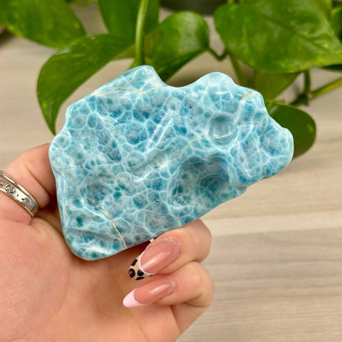 Deep Sea Larimar Free Form Q 29 - Kenna's Crystals from TikTok