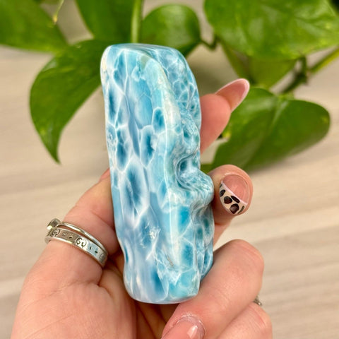 Deep Sea Larimar Free Form Q 27 - Kenna's Crystals from TikTok