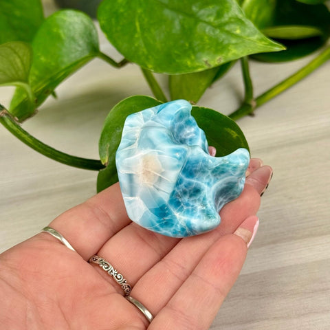 Deep Sea Larimar Free Form Q 55 - Kenna's Crystals from TikTok