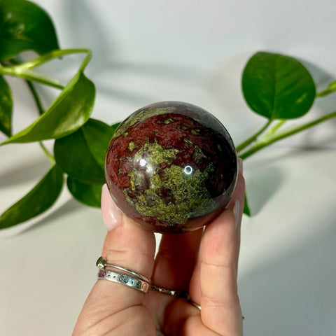 Dragon's Blood Stone Sphere 44 2 - Kenna's Crystals from TikTok
