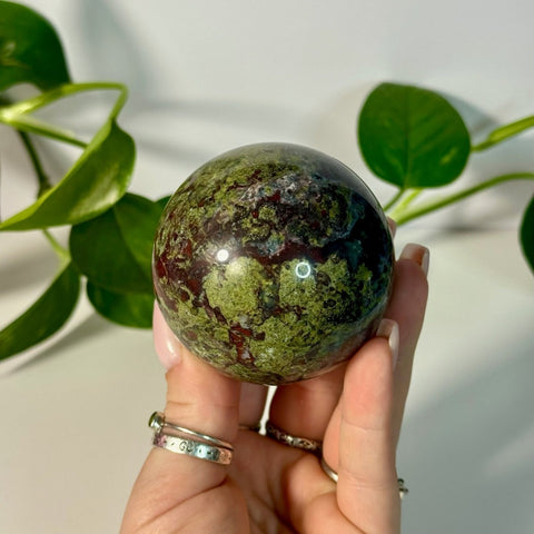 Dragon's Blood Stone Sphere 66 4 - Kenna's Crystals from TikTok