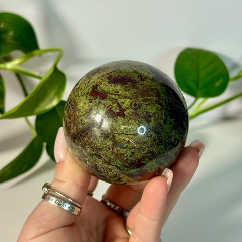Dragon's Blood Stone Sphere 77 5 - Kenna's Crystals from TikTok