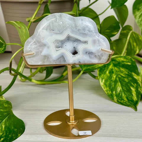 Druzy Agate Cloud with Custom Stand I 8 - Kenna's Crystals from TikTok