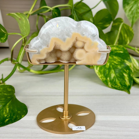 Druzy Agate Cloud with Custom Stand M 12 - Kenna's Crystals from TikTok