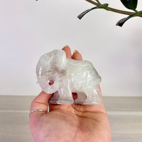 Druzy Agate Elephant