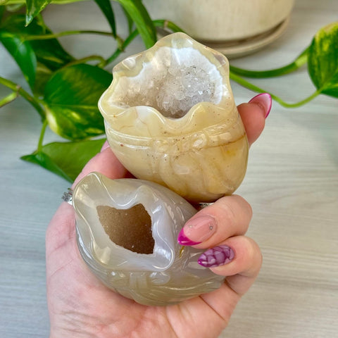 Druzy Agate Money Bag 133 10 - Kenna's Crystals from TikTok