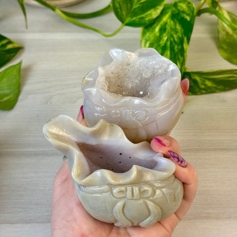 Druzy Agate Money Bag 188 8 - Kenna's Crystals from TikTok