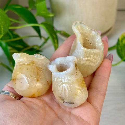 Druzy Agate Money Bag 33 2 - Kenna's Crystals from TikTok