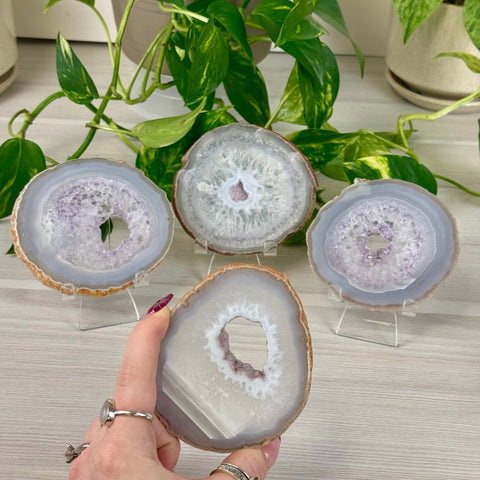 Druzy Agate Slice 33 4 - Kenna's Crystals from TikTok