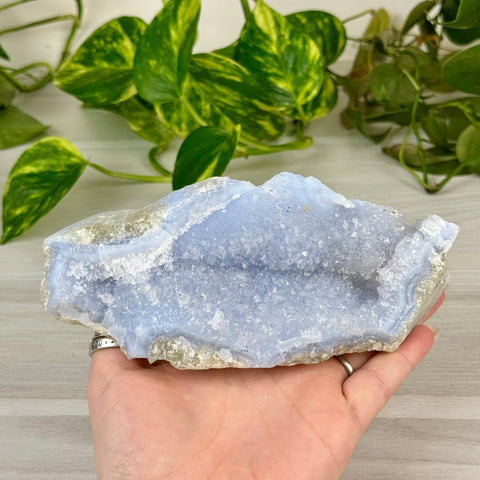 Druzy Blue Lace Agate Chunk 111 9 - Kenna's Crystals from TikTok
