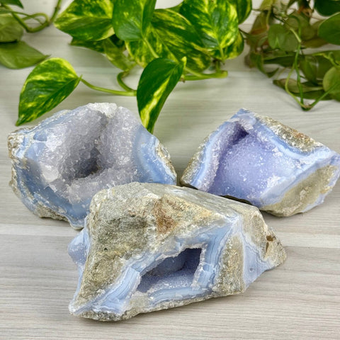 Druzy Blue Lace Agate Chunk 188 14 - Kenna's Crystals from TikTok
