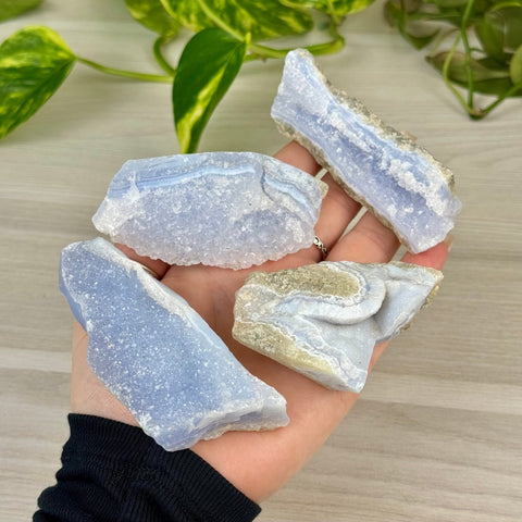 Druzy Blue Lace Agate Chunk 22 3 - Kenna's Crystals from TikTok