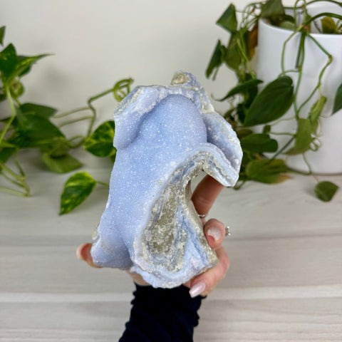 Druzy Blue Lace Agate Chunk 244 19 - Kenna's Crystals from TikTok