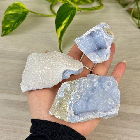 Druzy Blue Lace Agate Chunk 33 4 - Kenna's Crystals from TikTok