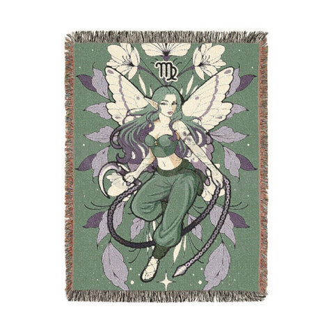 Eco Luxe XL Blanket Virgo Home Decor Artwork 80" × 60" 1 - Kenna's Crystals from TikTok