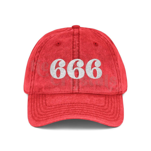 Eco Retro Angel Cap Hats Red One size 666 3 - Kenna's Crystals from TikTok