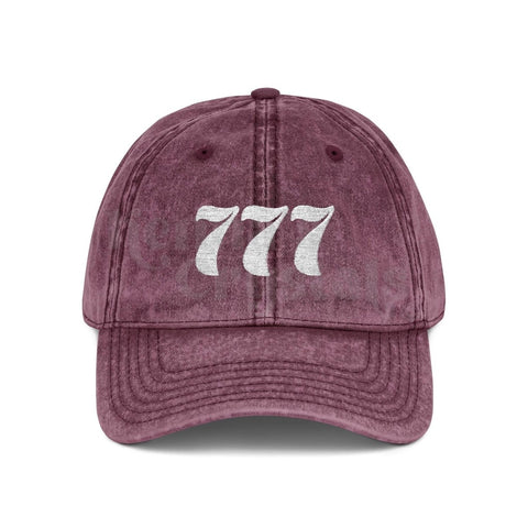 Eco Retro Angel Cap Hats Maroon One size 777 13 - Kenna's Crystals from TikTok