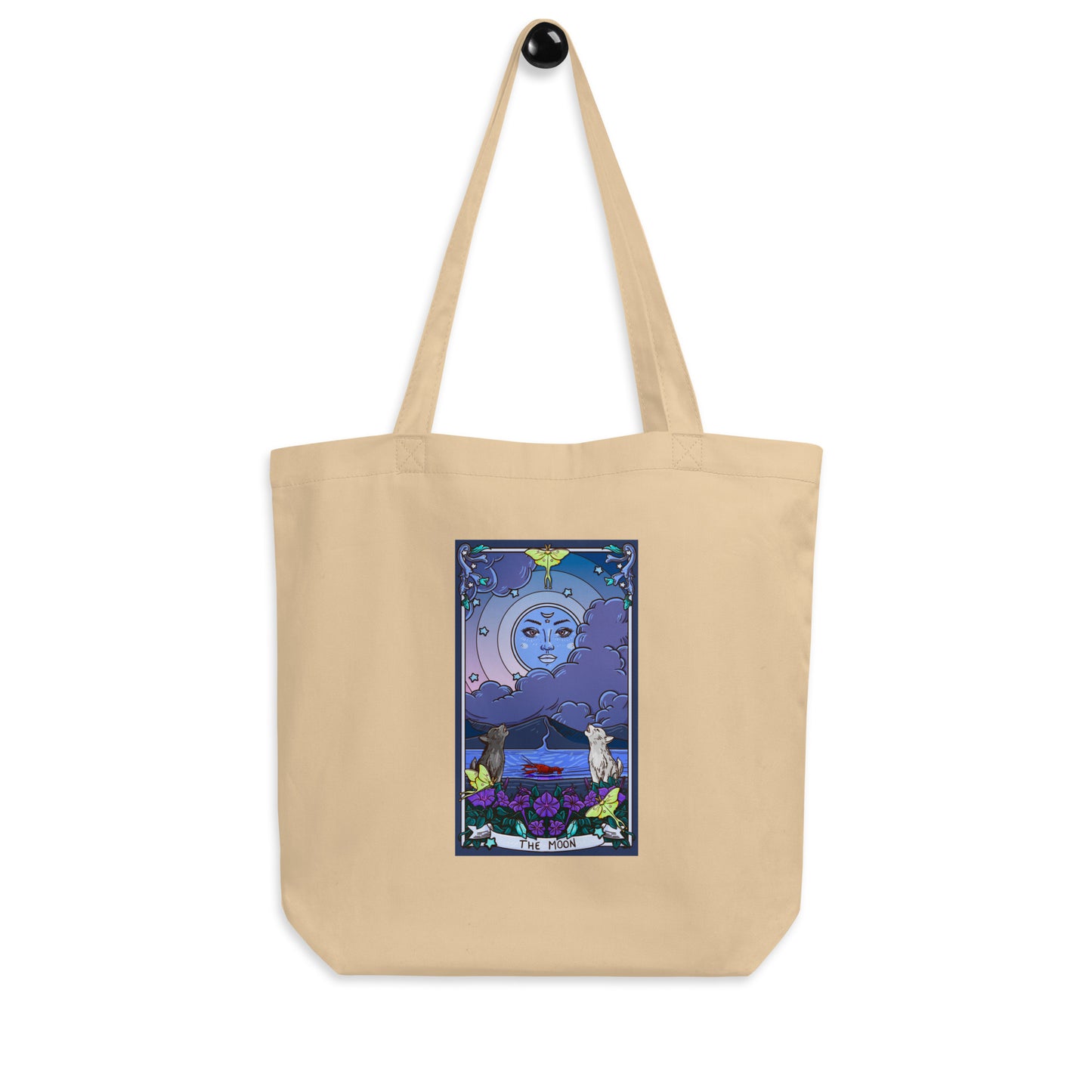 The Moon Tarot Card Eco Tote Bag