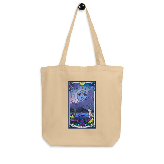 The Moon Tarot Card Eco Tote Bag