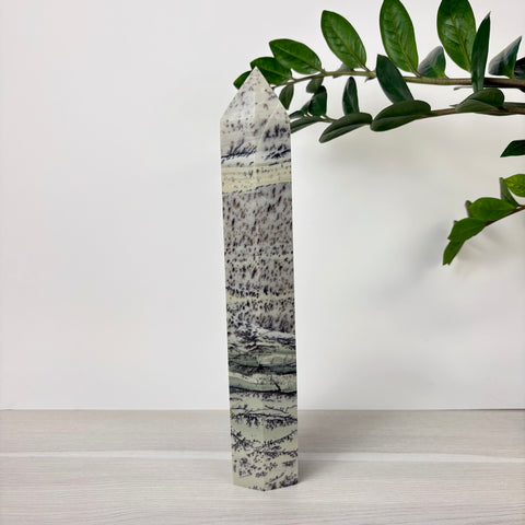 Enchanted Forest Painting Stone Tower - Kenna's Crystals