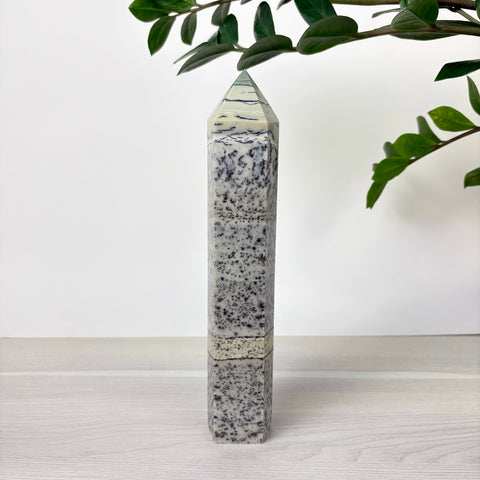 Enchanted Forest Painting Stone Tower - Kenna's Crystals