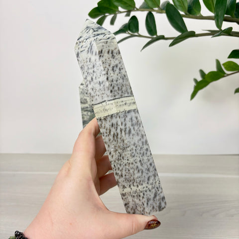 Enchanted Forest Painting Stone Tower - Kenna's Crystals