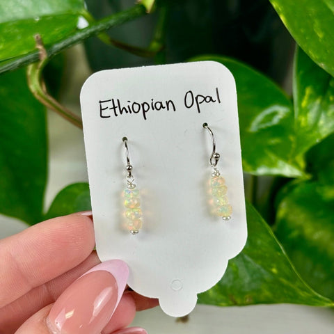Ethiopian Opal Earrings Big 2 - Kenna's Crystals from TikTok
