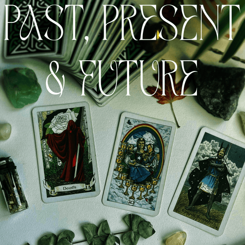Exclusive Tarot Reading by Kenna the Confetti Queen Digital Download Past Present Future Spread - 3 Card Pull 3 - Kenna's Crystals from TikTok