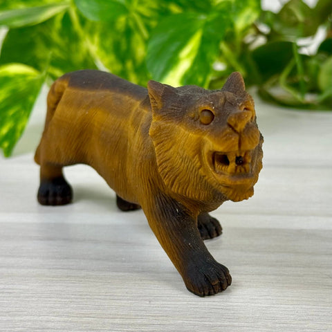 Extremely Detailed Tiger's Eye Carving - Alexander 2 - Kenna's Crystals from TikTok