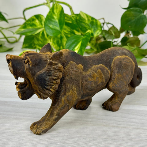 Extremely Detailed Tiger's Eye Carving - Faden 3 - Kenna's Crystals from TikTok