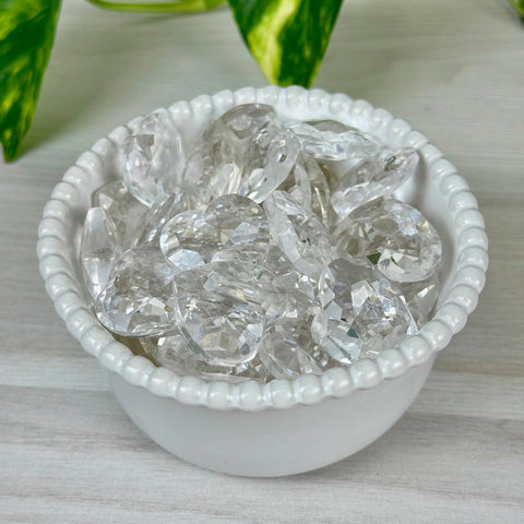 Faceted Clear Quartz Love Heart 2 - Kenna's Crystals from TikTok