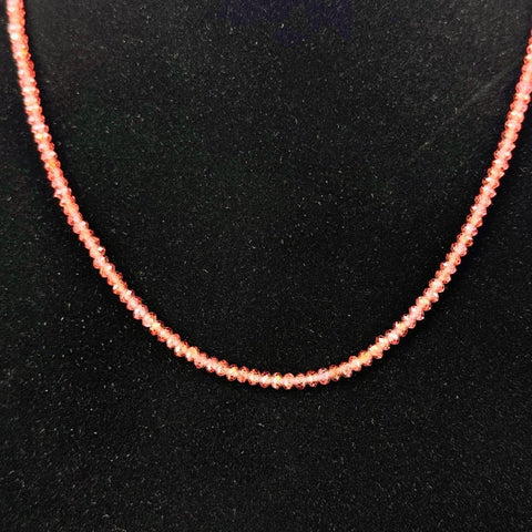 Faceted Garnet Necklace 2 - Kenna's Crystals from TikTok