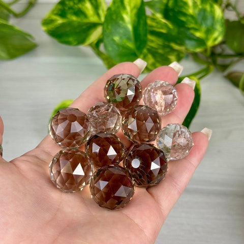 Faceted Smoky Quartz Mini Sphere 2 - Kenna's Crystals from TikTok