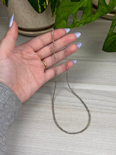 Faceted Zircon Necklace 1 - Kenna's Crystals from TikTok