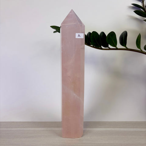 Fairy Rose Quartz Tower