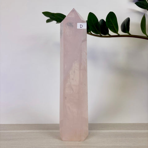 Fairy Rose Quartz Tower