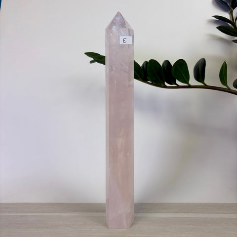 Fairy Rose Quartz Tower