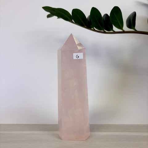 Fairy Rose Quartz Tower